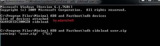Cara Flash Asus Zenfone Go x014d Bootloop Via Adb Fastboot AdaniChell