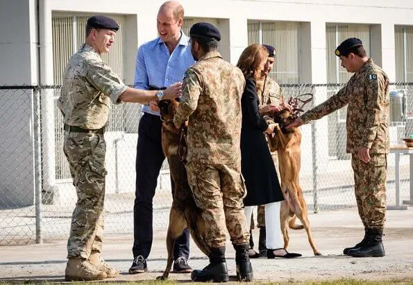 Kate Middleton wore a Kurta by Elan, one of Pakistan's leading design houses. Kate wore a crossover flat shoes by Russell and Bromley