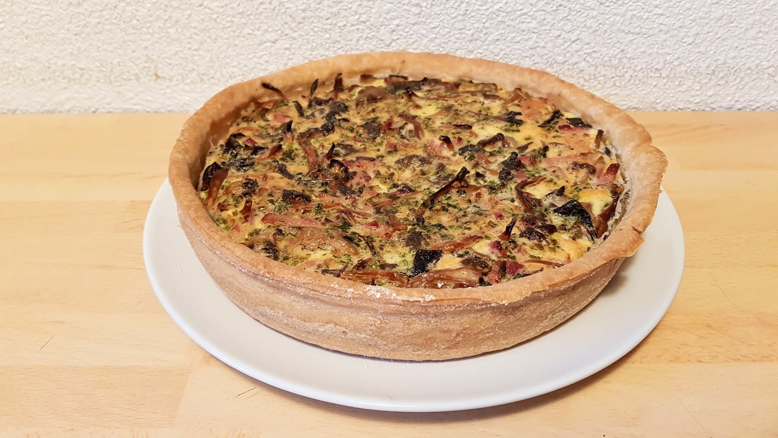 Quiche aux chanterelles L'Arche a Gateaux