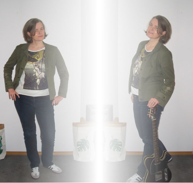 weiße adidas jacke mit goldenen streifen