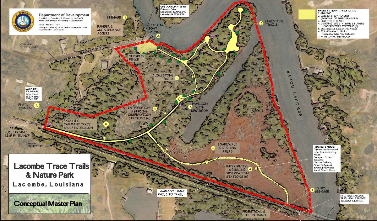 Tammany Family Bayou Nature Park Plans Take Shape