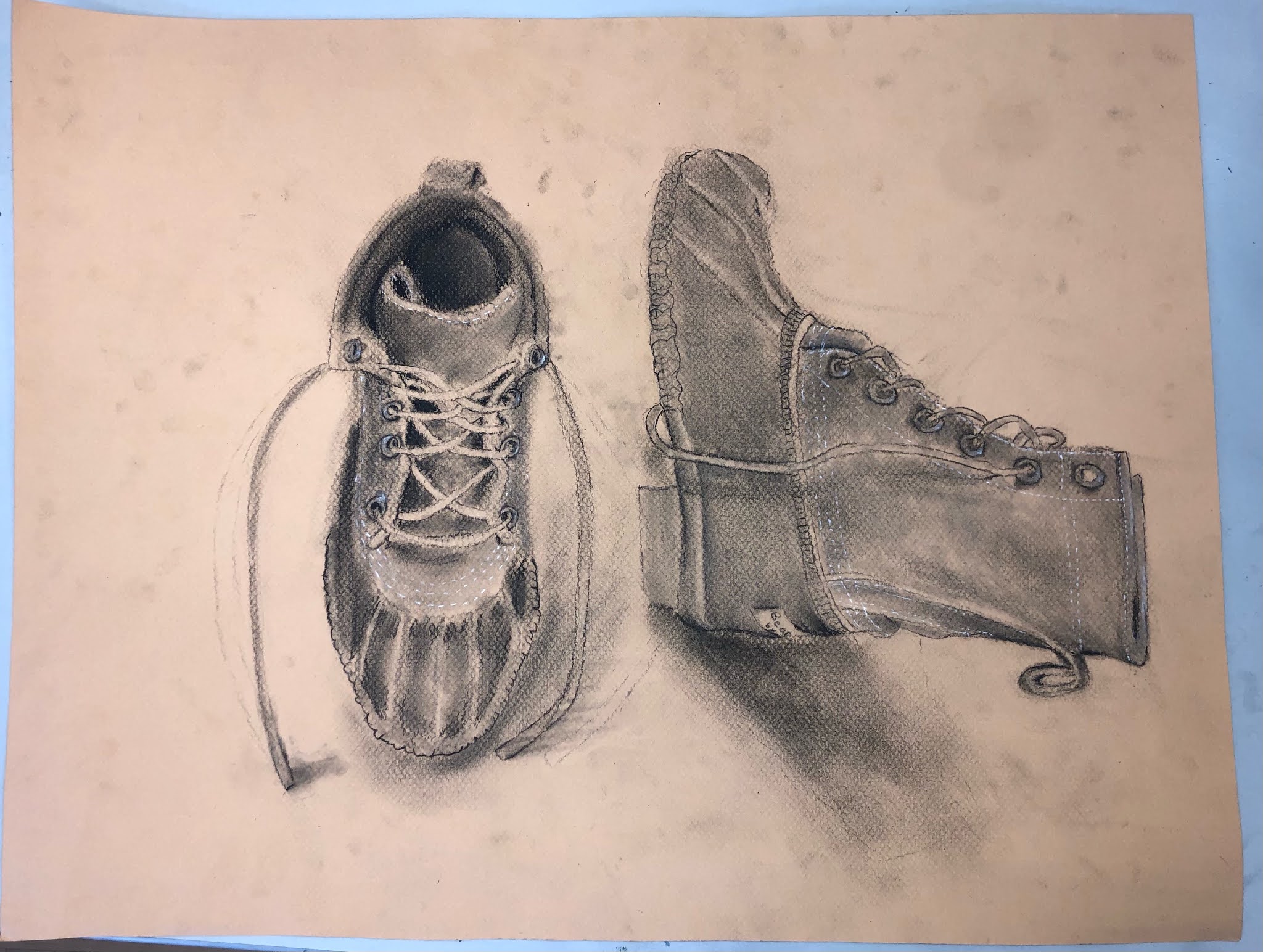 Archmere Intro to Drawing: Kaiser - Shoe Drawing Final