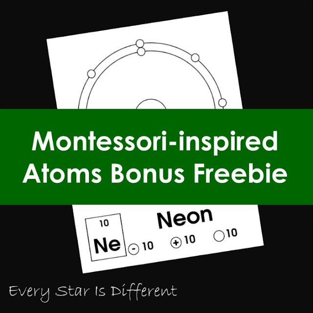 Montessori-inspired Atoms Bonus Freebie