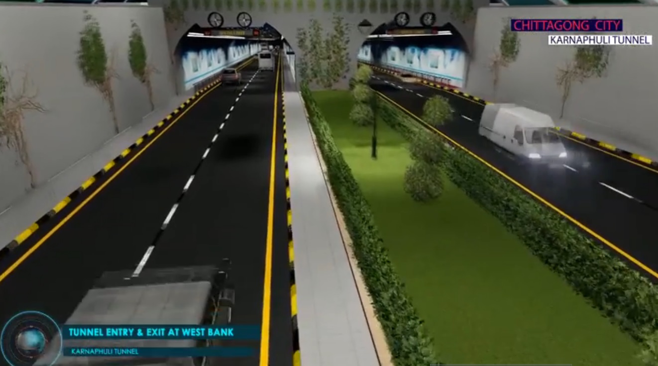 beautiful BANGLADESH from inside and outside Karnaphuli Tunnel Project