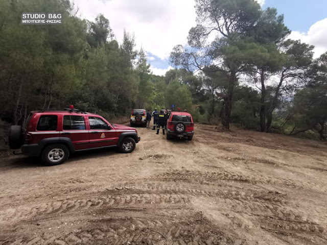 Δασικούς δρόμους στο Σταυροπόδι διάνοιξε η Π.Ε. Αργολίδας