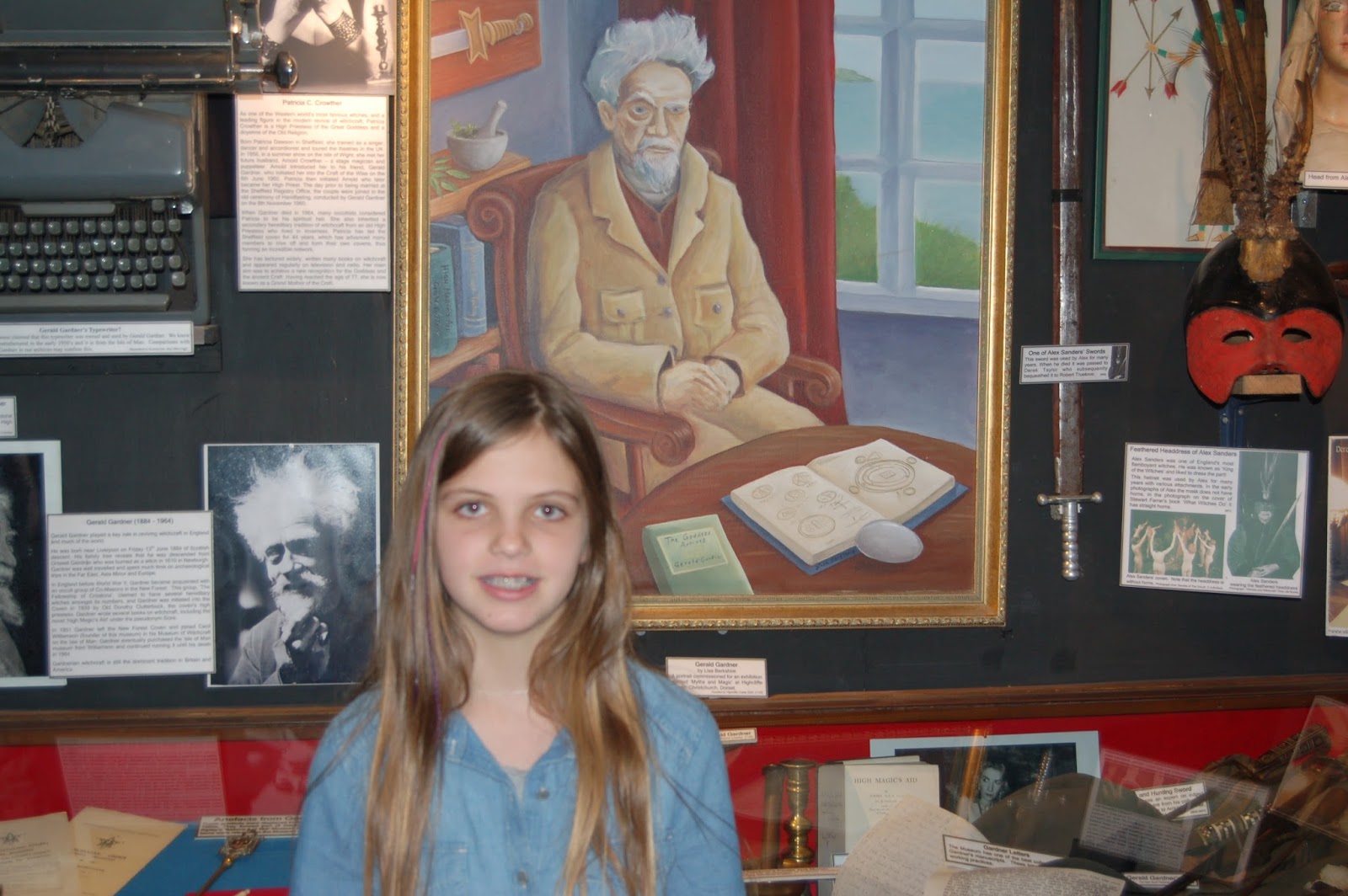 Museum of Witchcraft Diary Young expert on Gerald Gardner visits the
