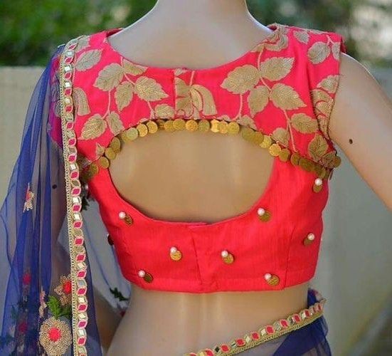 Wedding Backside Blouse Design