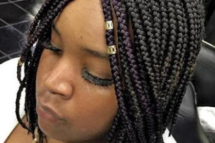 16 Ideen für bob box braids frisuren