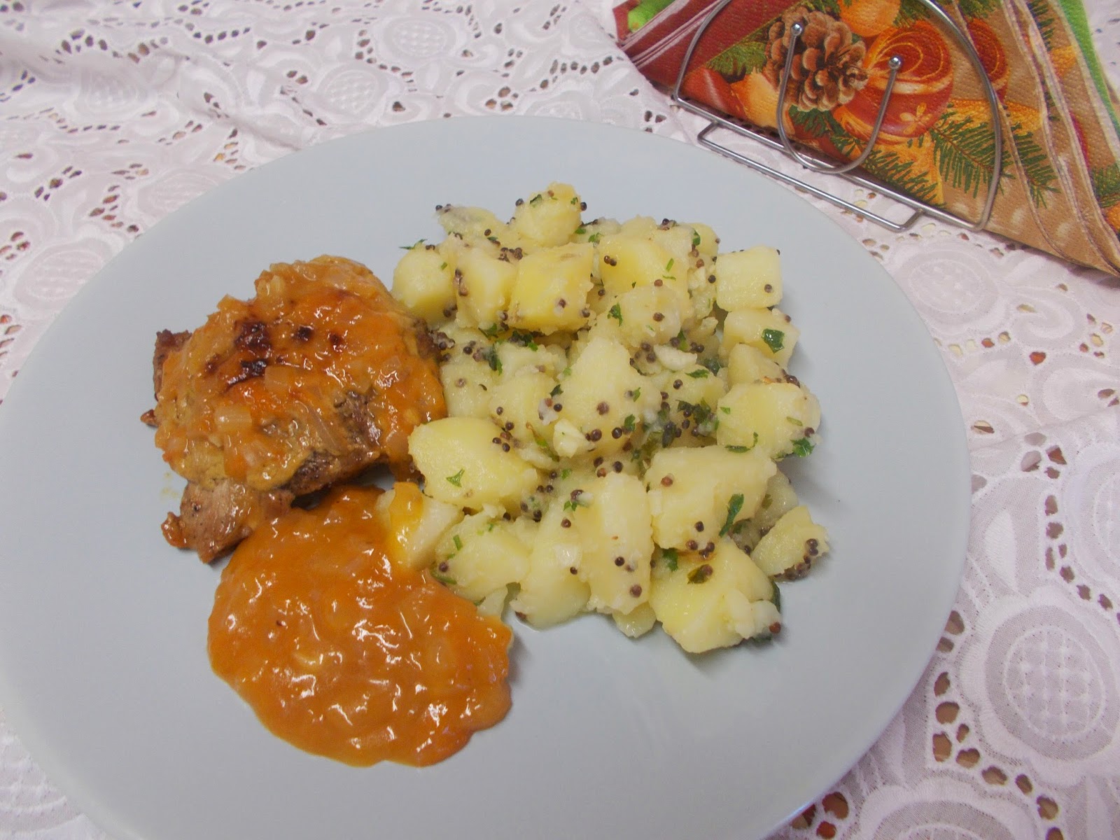 Friptura de porc cu glazura aromata