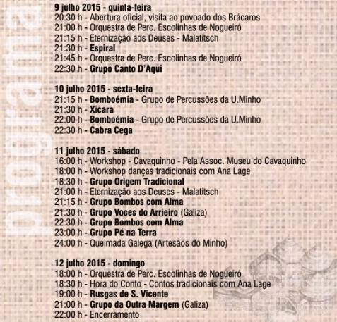 [9 a 12 de Julho] Festival Castro Galaico (Nogueiró, Braga) Capa2