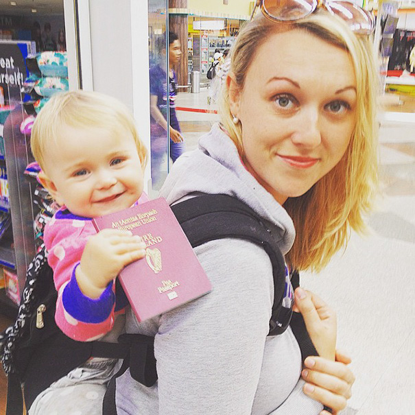 “Both Shaun and I were keen backpackers before I fell pregnant,” said Karen, a 31-year-old nurse - 1-Year-Old Has Been Travelling Around The World Since She Was Born “Both Shaun and I were keen backpackers before I fell pregnant,” said Karen, a 31-year-old nurse - 1-Year-Old Has Been Travelling Around The World Since She Was Born