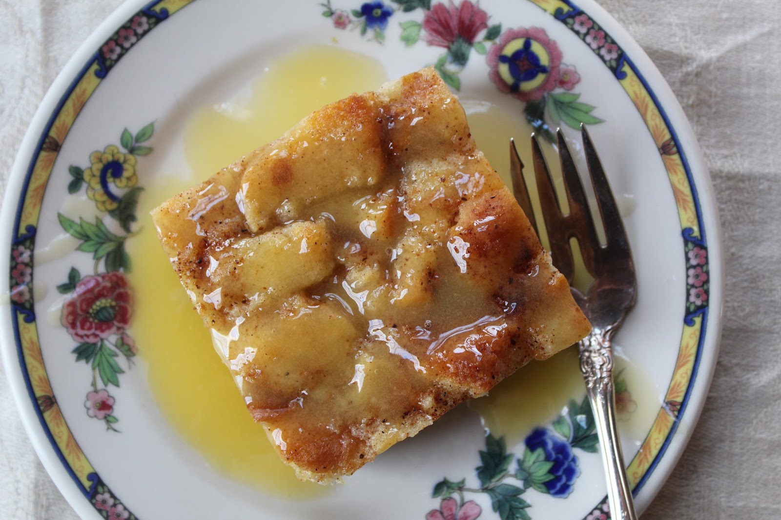 Mountain Housewife New Orleans Style Bread Pudding with Hard Sauce
