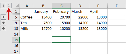 دمج بيانات عدة صفحات في صفحة واحدة في برنامج Excel