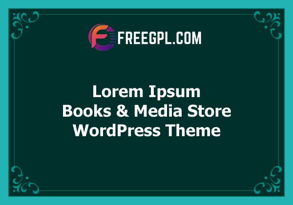 Lorem Ipsum | Books & Media Store WordPress Theme Free Download