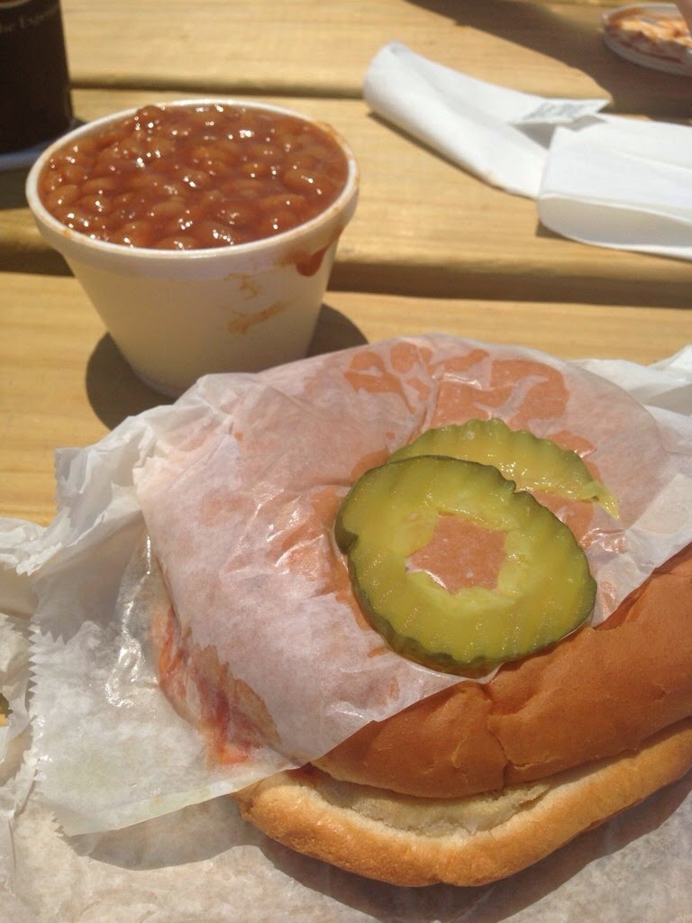 Man Up Tales of Texas BBQ™ Yesterday's pork lunch at Kendall's BBQ