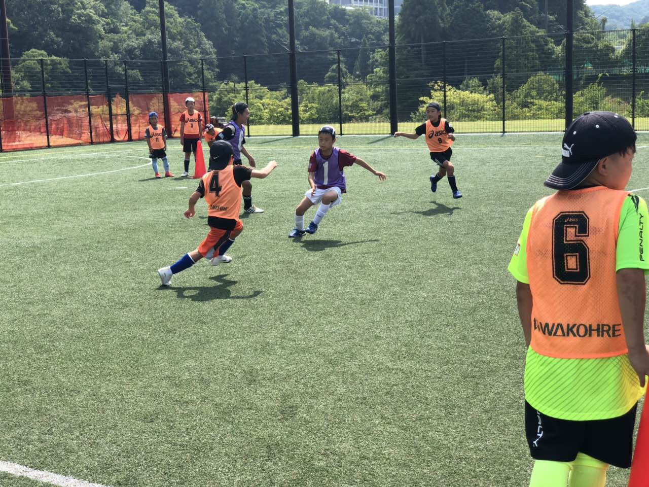 ヴィッセル神戸 サッカースクールブログ Vissel Camp 高学年 トレーニング 昼食