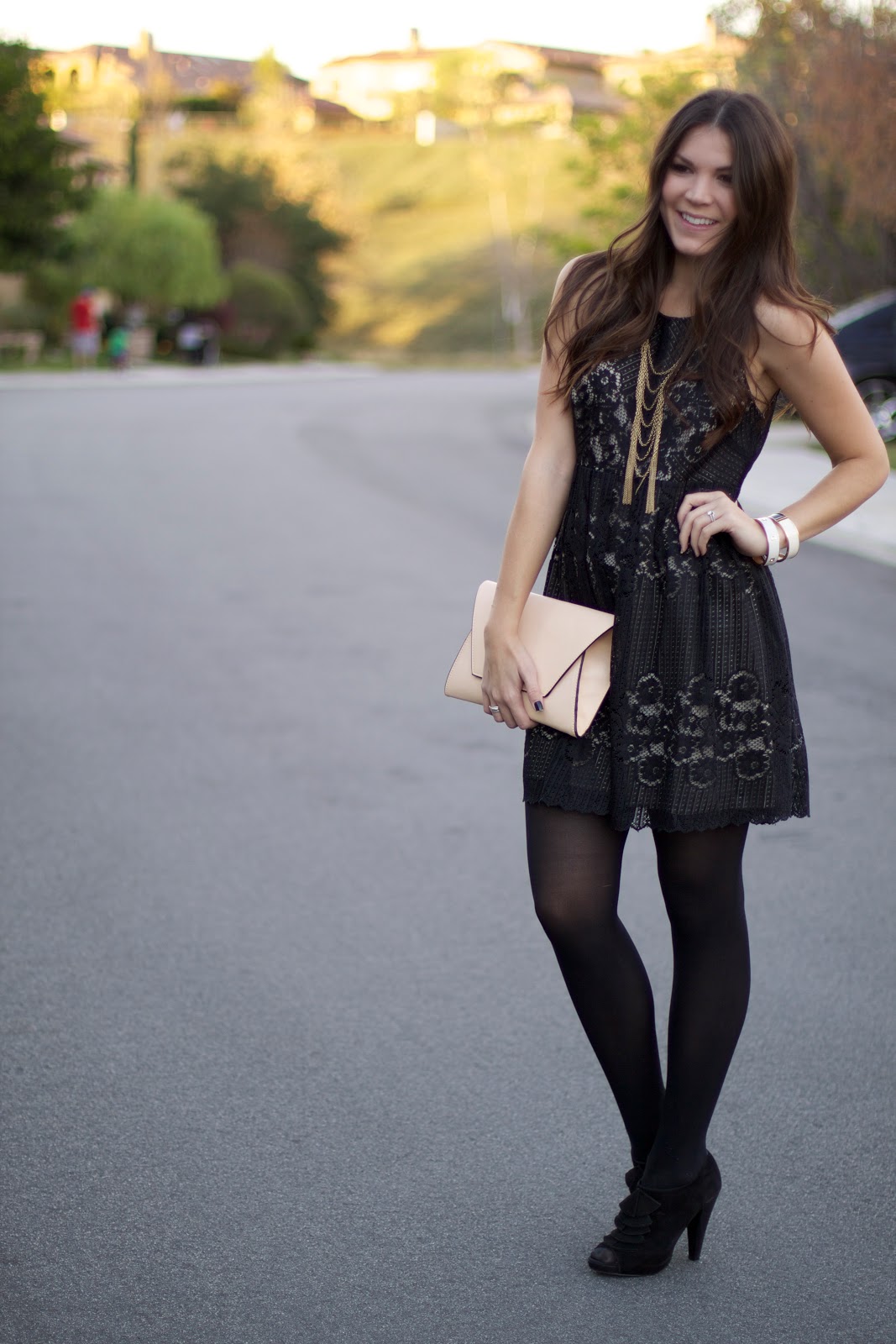 Runaway Style: Leather + Lace