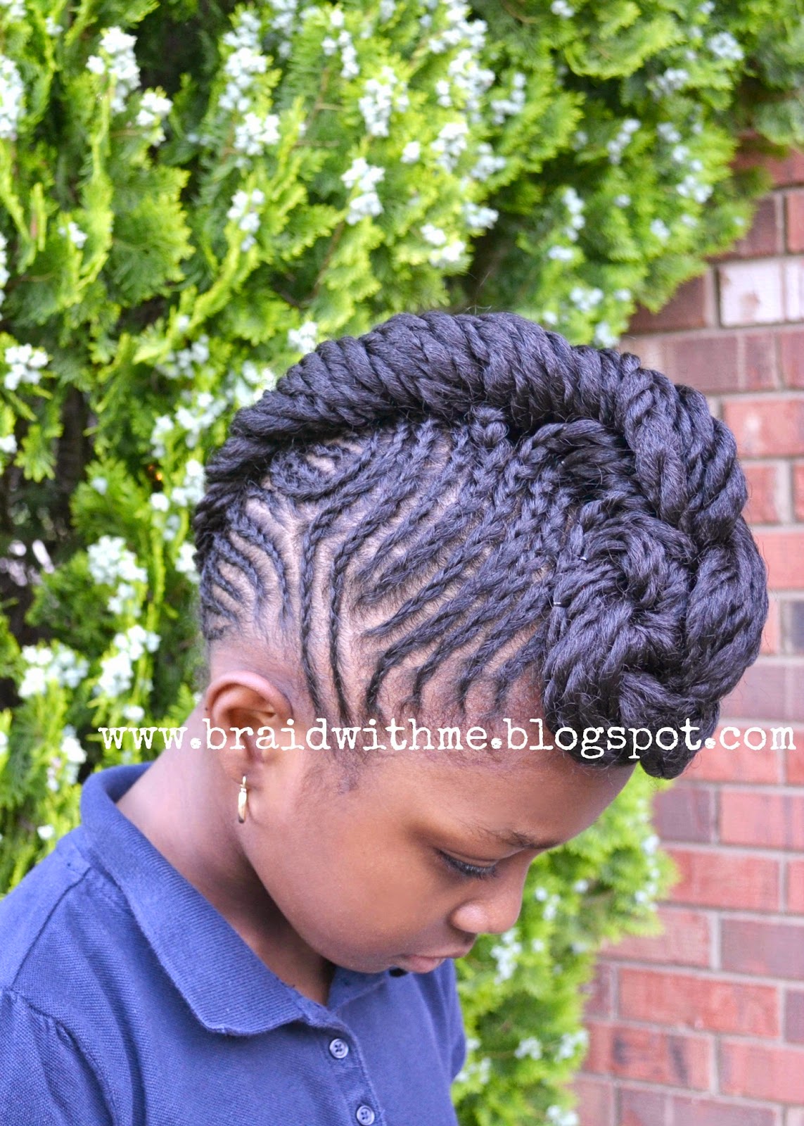Natural Hair Braided Updo Hairstyles