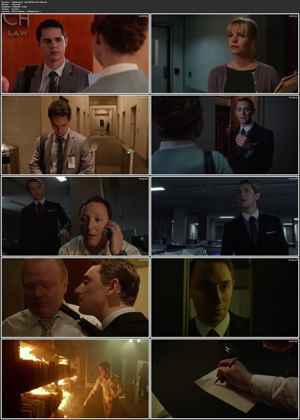 Not Safe For Work 2014 Hindi Dual audio 720p BluRay 750MB Download