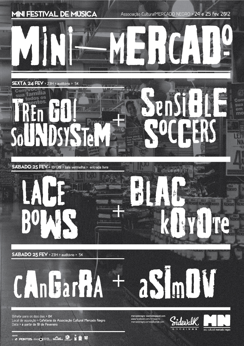 sidewalk bookings MINI MERCADO AVEIRO, PORTUGAL