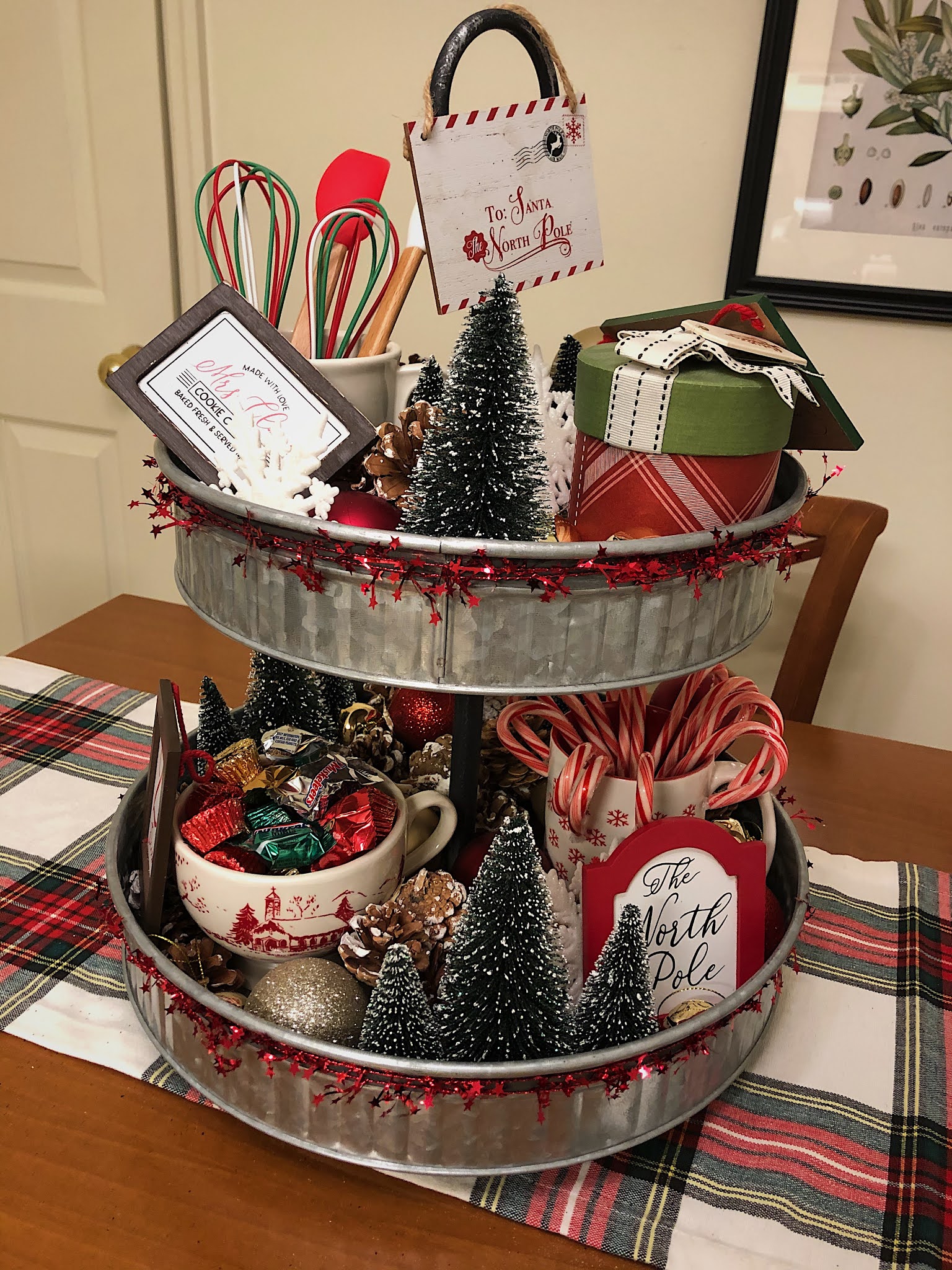 How to Decorate a Holiday Tiered Tray: Step By Step - Shenandoah Sugar