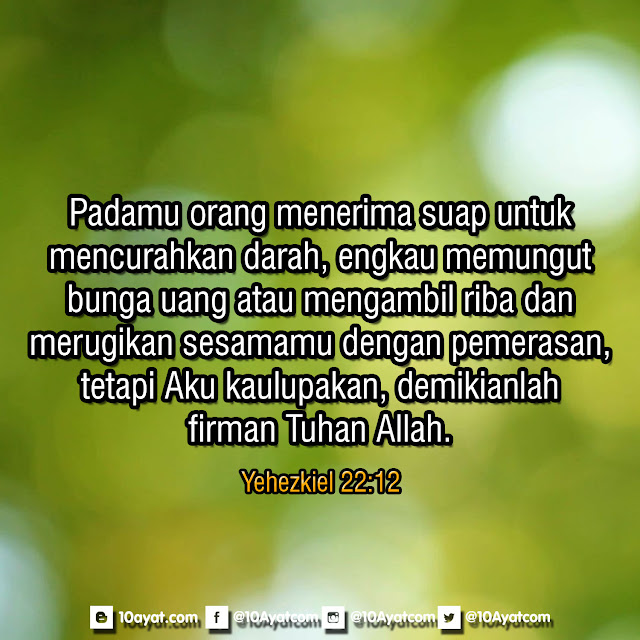 Yehezkiel 22 12