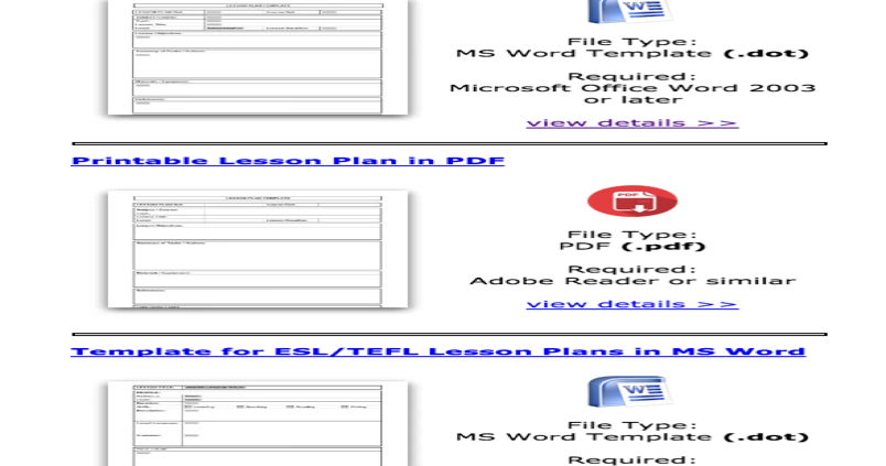 QnA VBage Lesson Plan Templates for Teachers