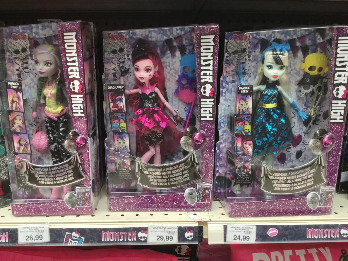 monster high juguettos