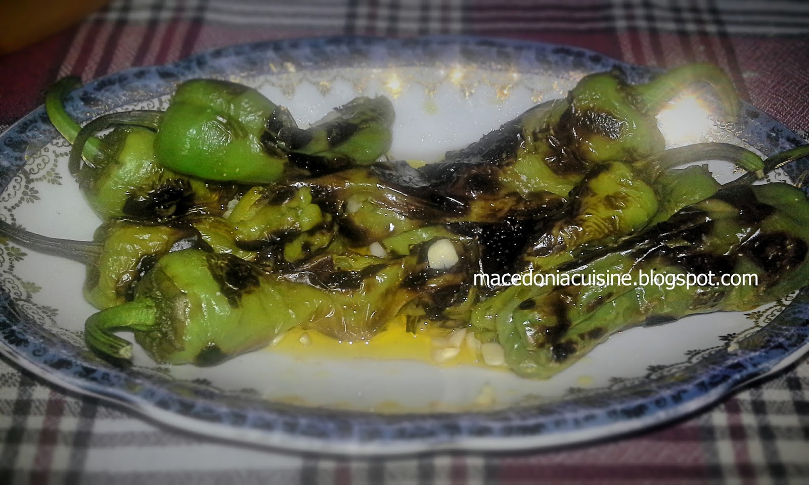 ROASTED PEPPERS WITH GARLIC Macedonian Cuisine