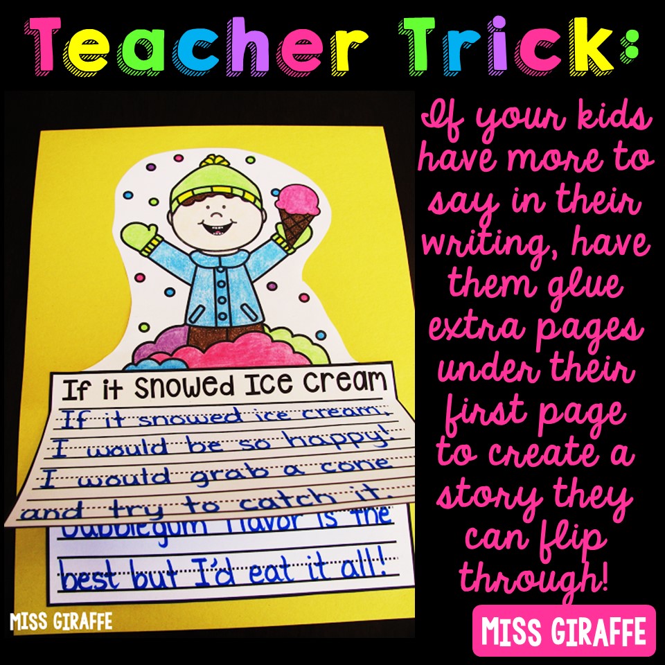 Miss Giraffe's Class: How to Make Writing Fun for 1st Graders