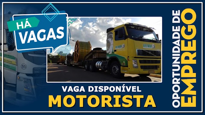 Transportadora Nova Era abre vagas para Motorista 