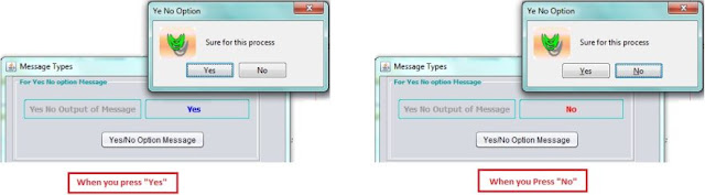 YesNoOption Msg Box YesNoOption Msg Box in Netbeans