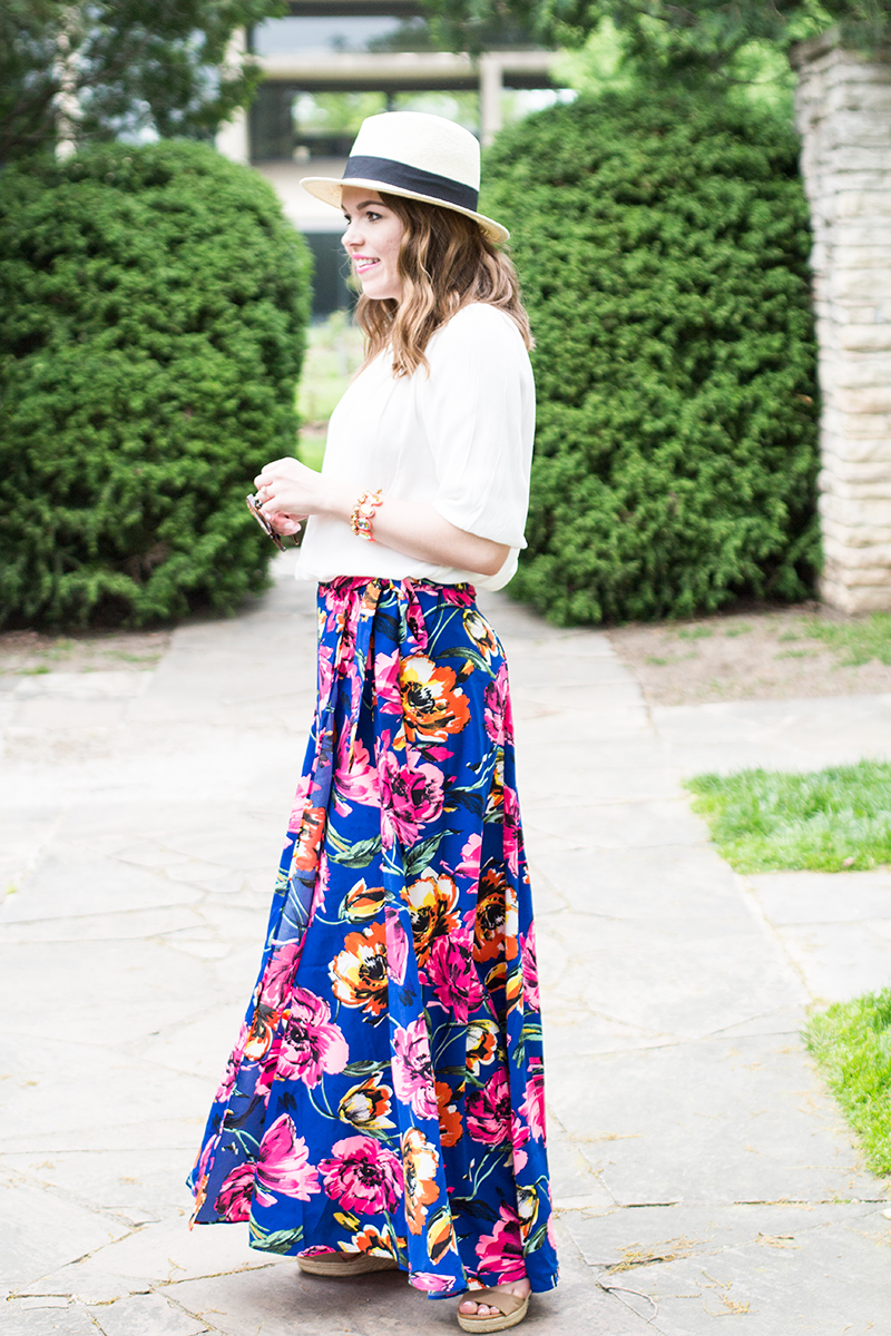 Floral Wrap Skirt - Tay Meets World