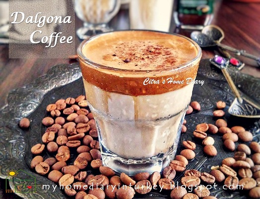 Viral Recipe: Dalgona Coffee ( Korean style Whipped coffee drink) | Çitra's Home Diary.