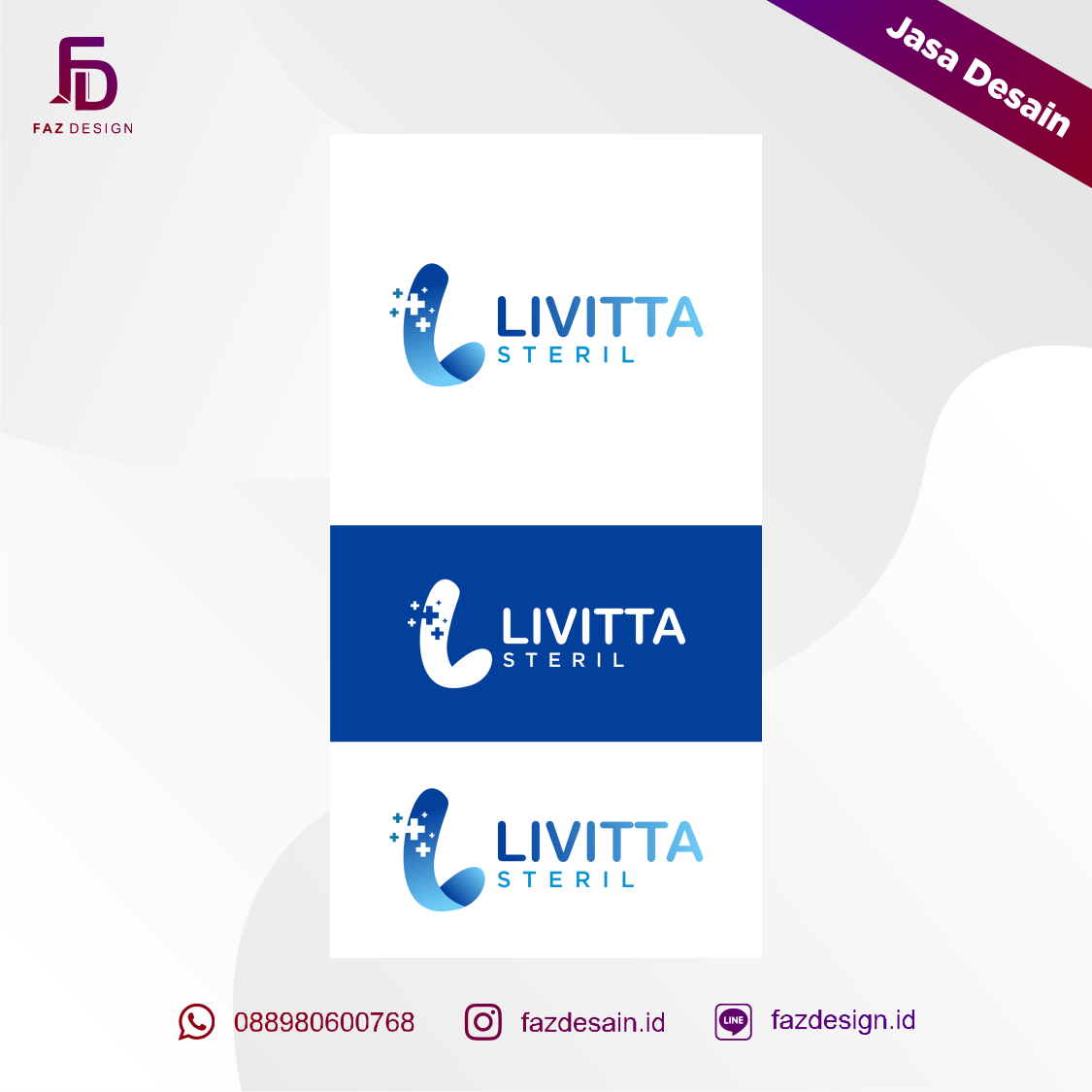 Desain Logo Untuk Usaha Air Minum Dan Kesehatan Hand Sanitizerfazdesain Id
