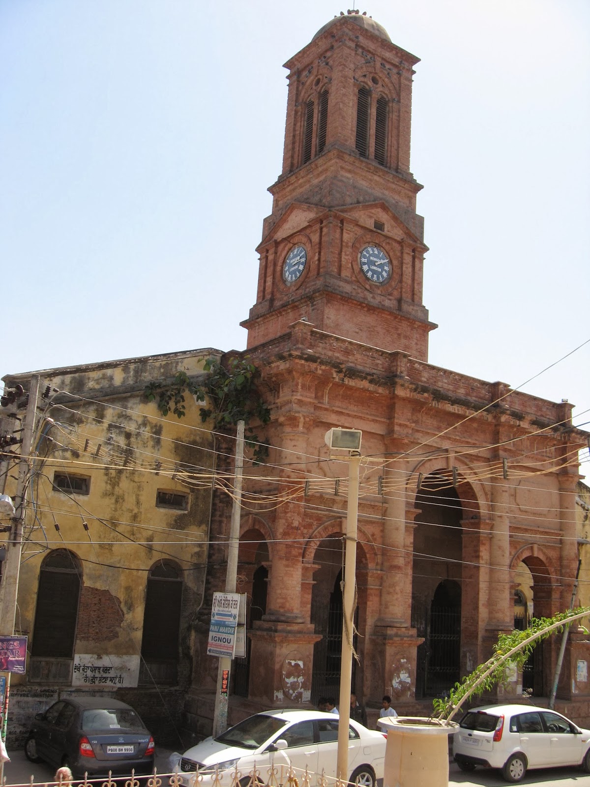 Kapurthala colonial clock tower (1901), Punjab, India built by