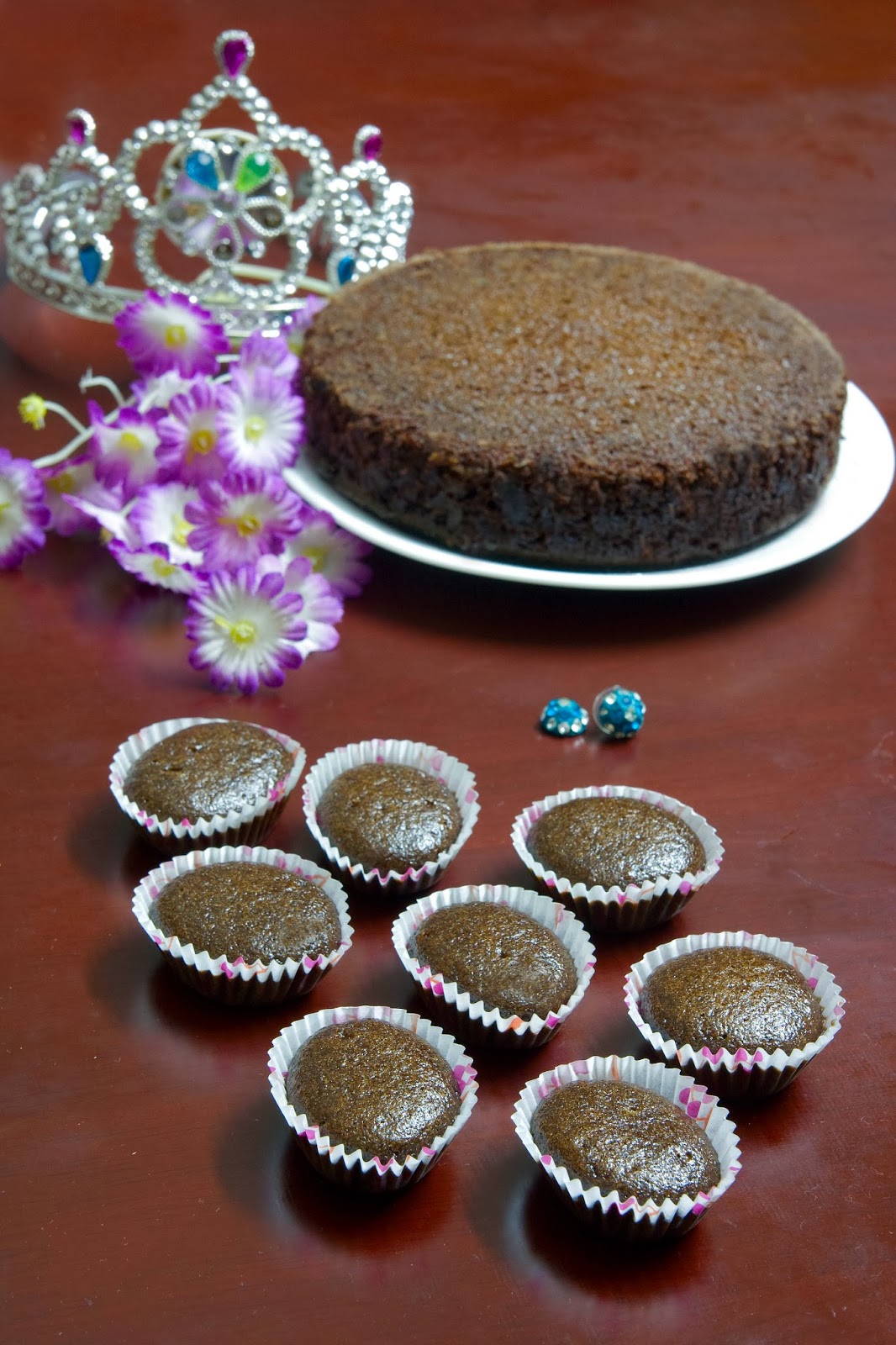 Nimmy's Kitchen Chocolate Cup Cake (Egg less, Butter less)
