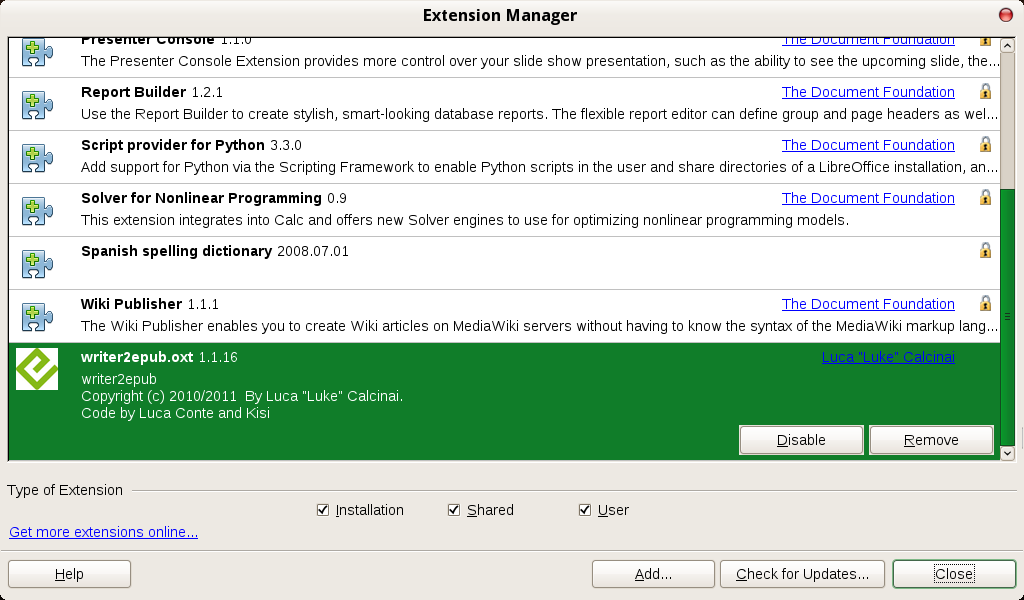 Create high quality EPUB files using LibreOffice Writer with