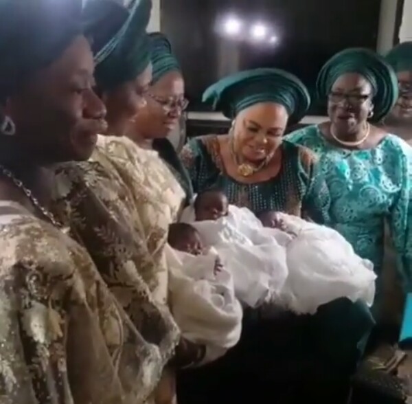 Photos: Nigerian couple welcome a set of triplets after 20 years of marriage