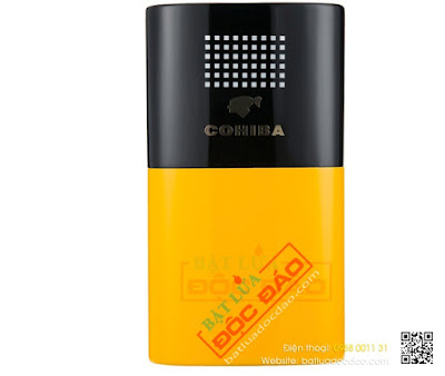 Bao da dung xi ga Cohiba 3 dieu mau vang 5306W