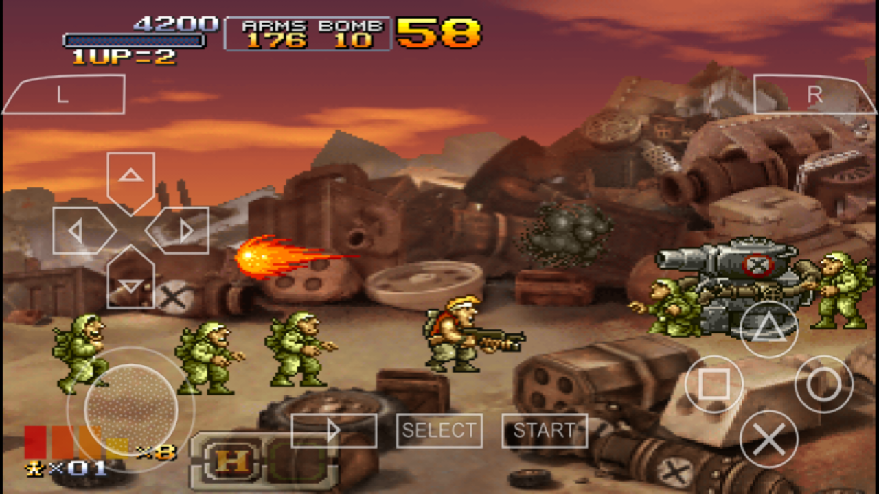 Metal Slug Double X PSP ISO Free Download & PPSSPP Setting Free PSP