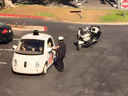 Google Self-driving Car Pulled Over For Driving 25 mph In A 35 mph Zone, And Obstruction of Traffic