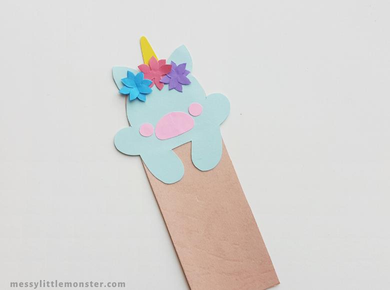 Easy Unicorn Mask Craft (with template) - Messy Little Monster
