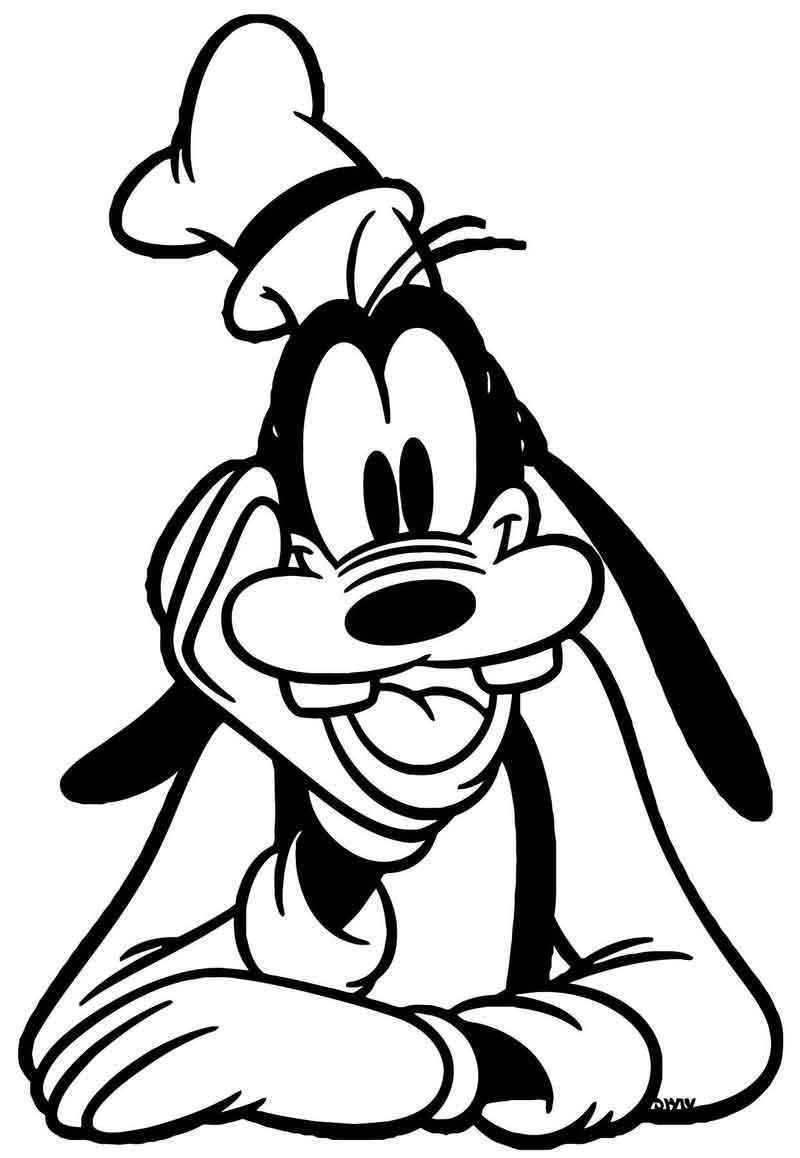Goofy Coloring Pages Coloring Pages