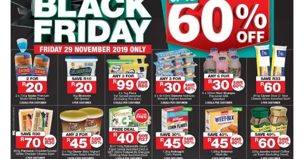 [Updated 2019] Checkers Black Friday deals - Northern Cape & Free State