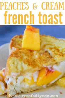 peach stuffed french toast