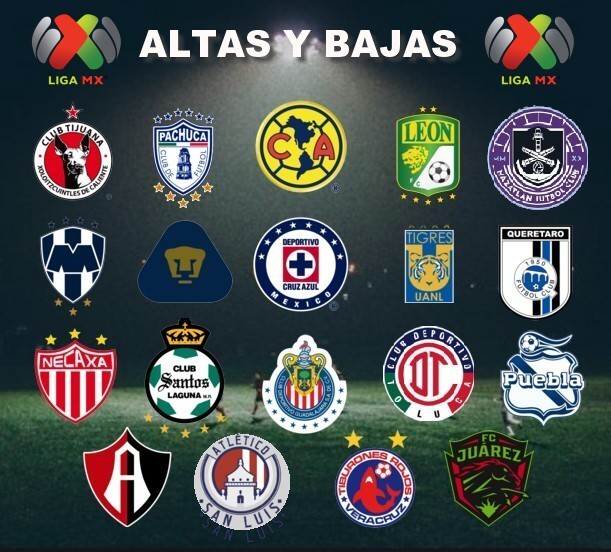 Blog de palma2mex Altas y Bajas Futbol Mexicano