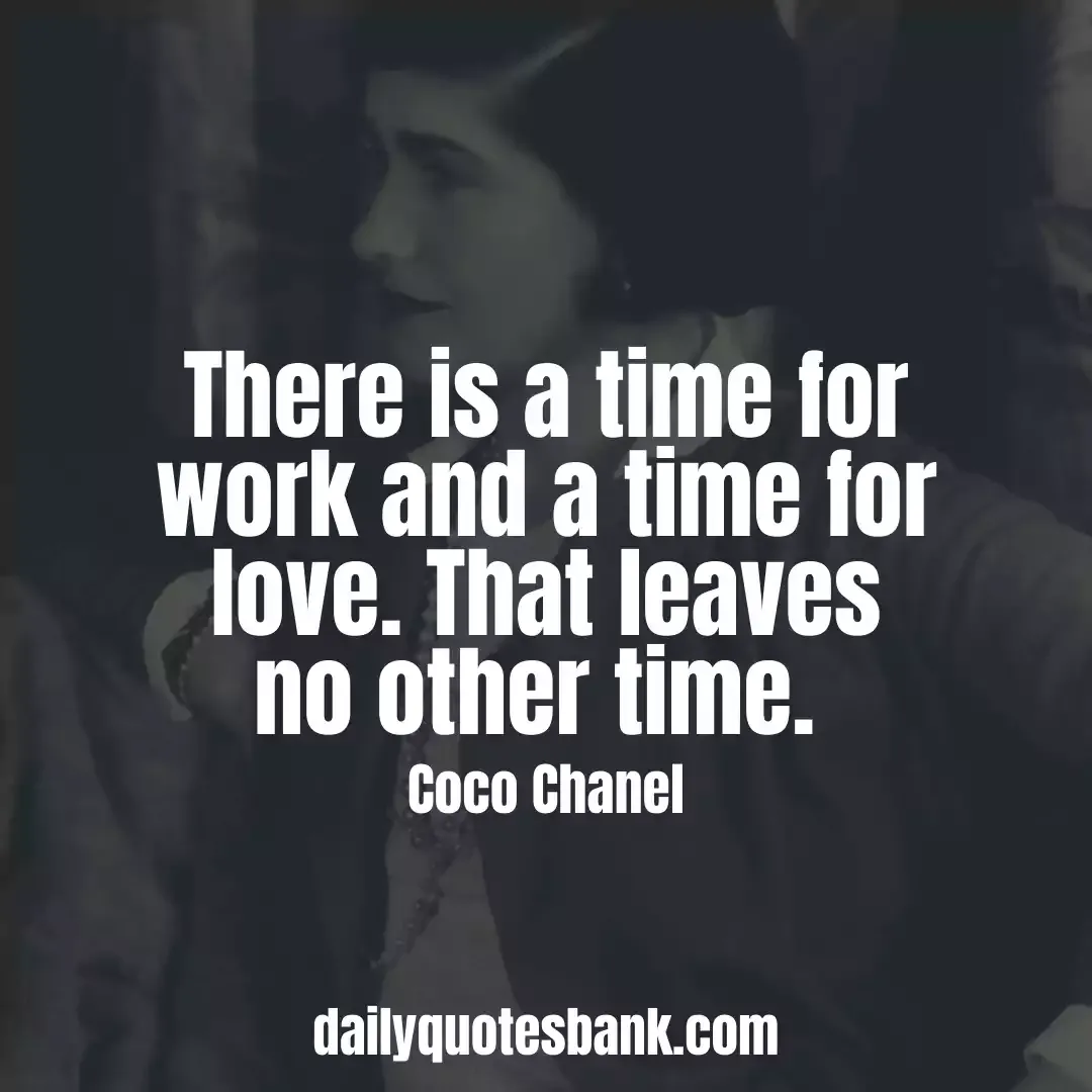 Coco Chanel Quotes About Beauty, Fashion, Women and Love