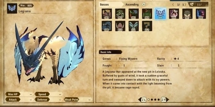 魔物獵人 物語 2 破滅之翼 (MONSTER HUNTER STORIES 2) 各BOSS弱點、攻擊類型與打法技巧