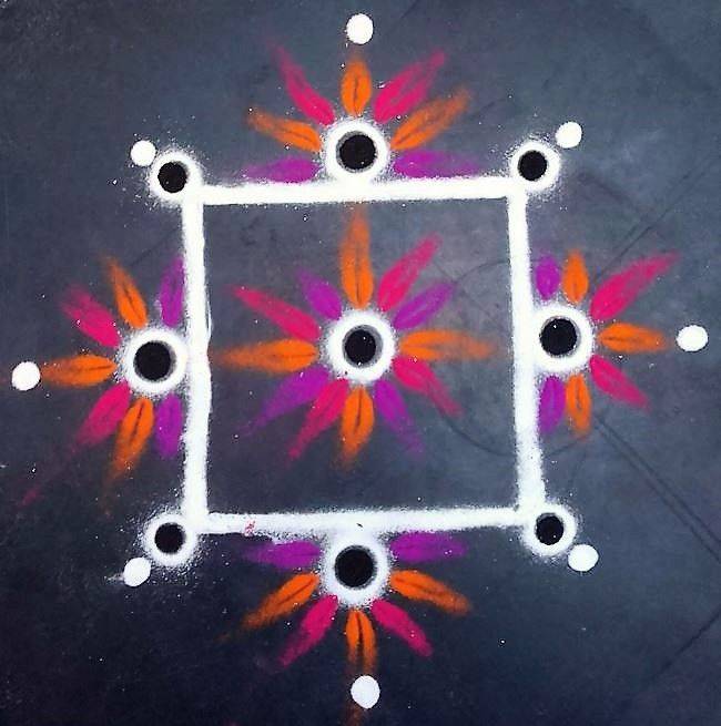 easy colourful simple rangoli designs for home easy colourful simple rangoli designs